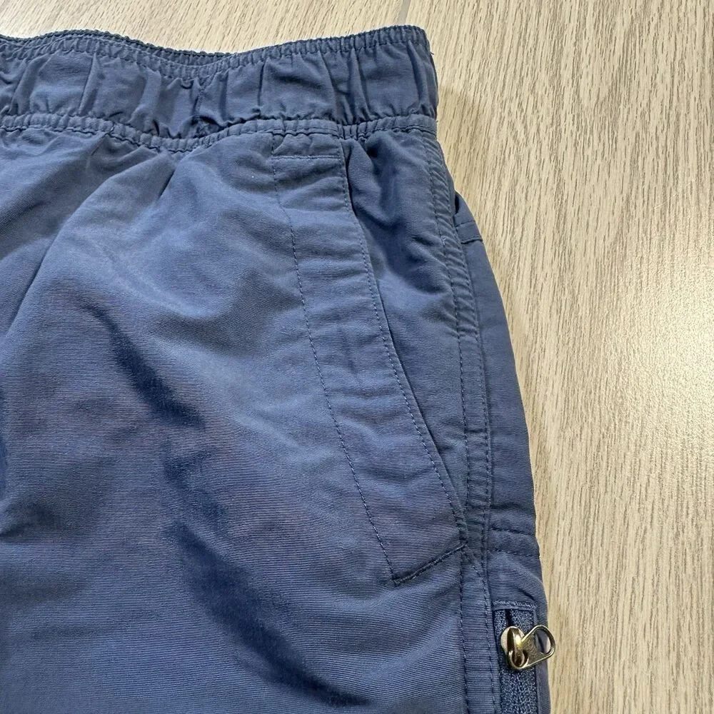 The North Face Lined Swim Trunks Men’s M Blue Elastic Waist Logo Quick Dry